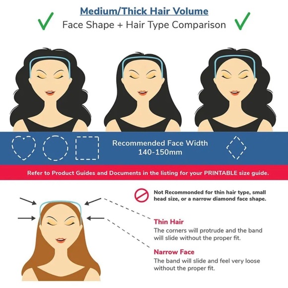 Brown Headband That Fits Like Sunglasses - Picture 5 of 5